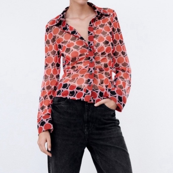 Zara Tops - Zara long sleeve blouse